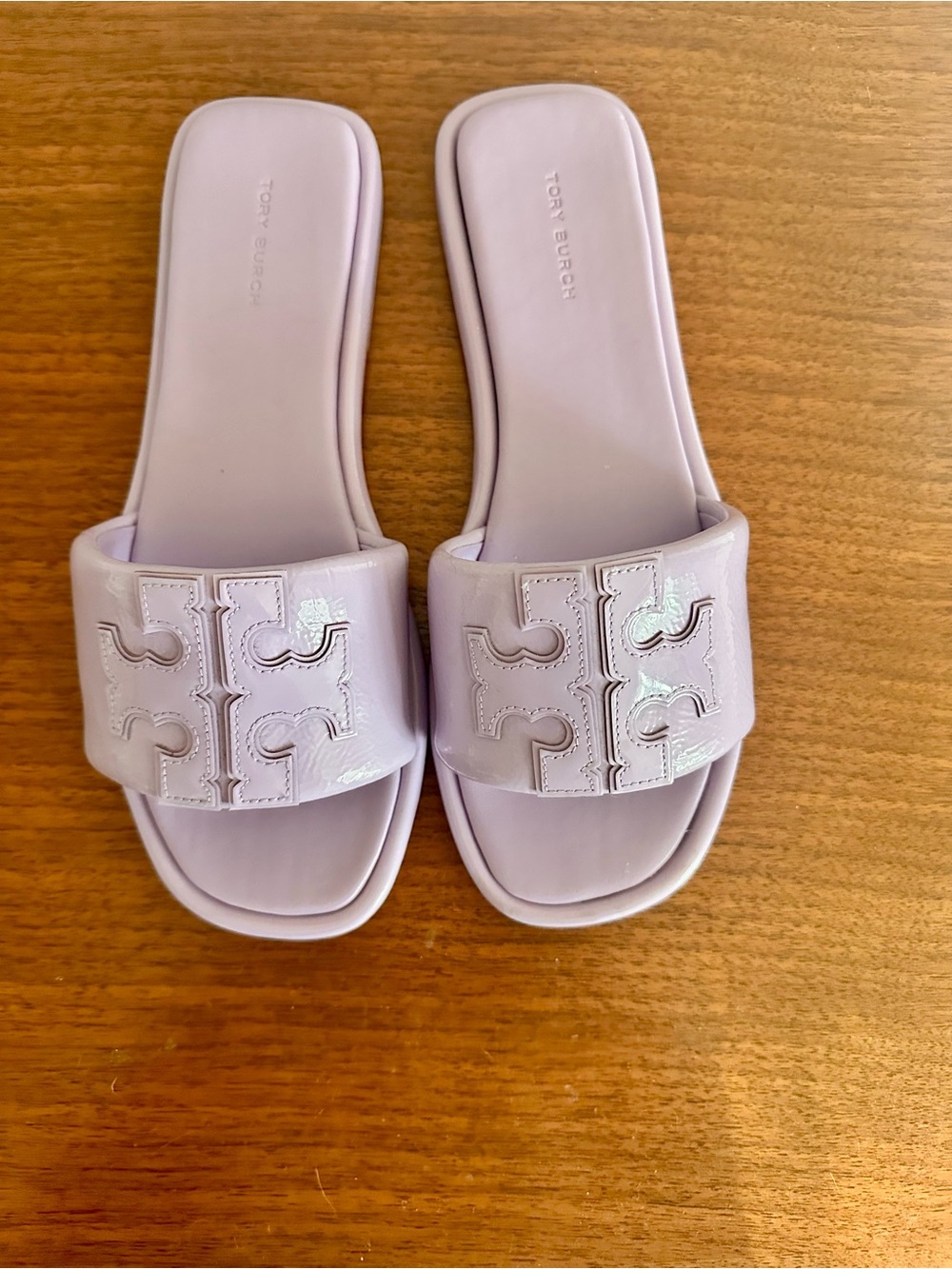 Tory Burch lavender leather slide, us 8m